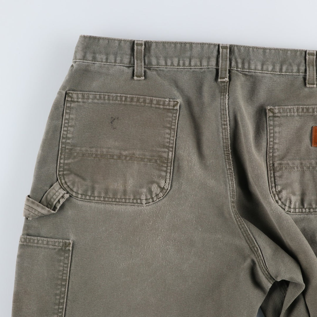 Carhartt Original Dungaree Fit Duck Painter Pants, Men's, W36 equivalent cotton Khaki type Vintage Second Hand