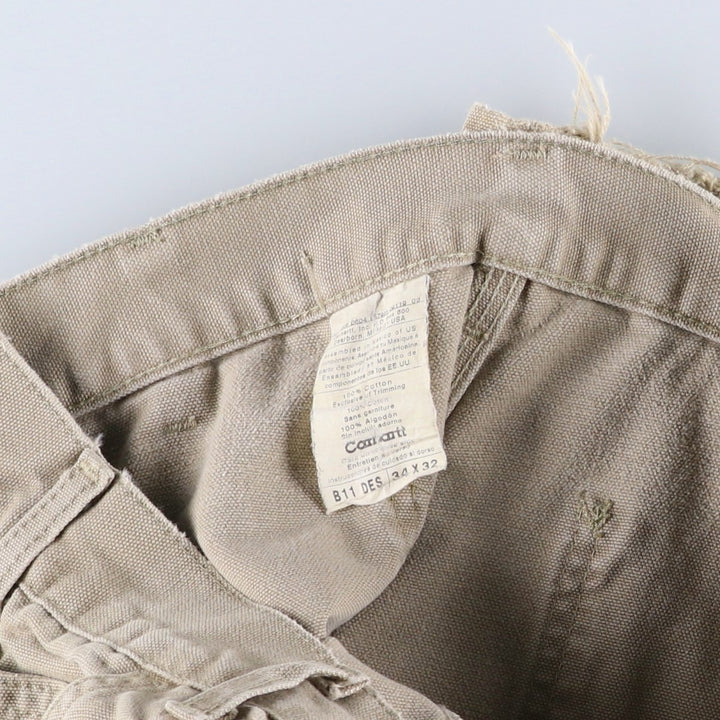 Carhartt Duck Painter Pants, Men's, W31 equivalent cotton Beige type Vintage Second Hand
