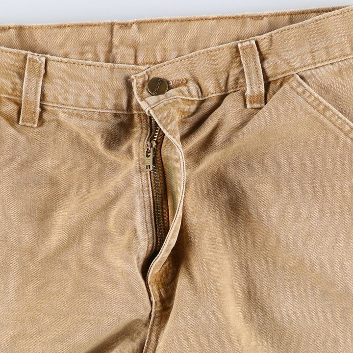 Carhartt Dungaree Fit Duck Painter Pants, Men's, W34 equivalent cotton brown type Vintage Second Hand