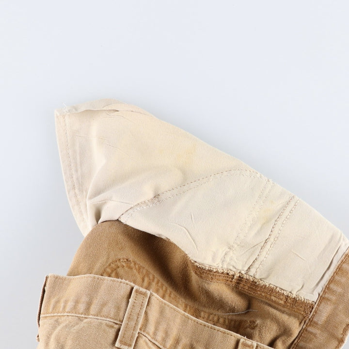 Carhartt Dungaree Fit Duck Painter Pants, Men's, W34 equivalent cotton brown type Vintage Second Hand