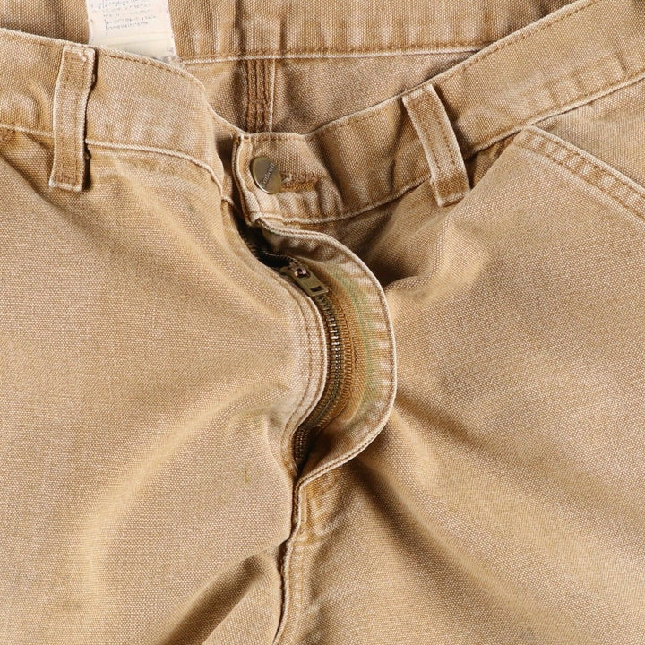 Carhartt Dungaree Fit Duck Painter Pants, Men's, W34 equivalent cotton brown type Vintage Second Hand