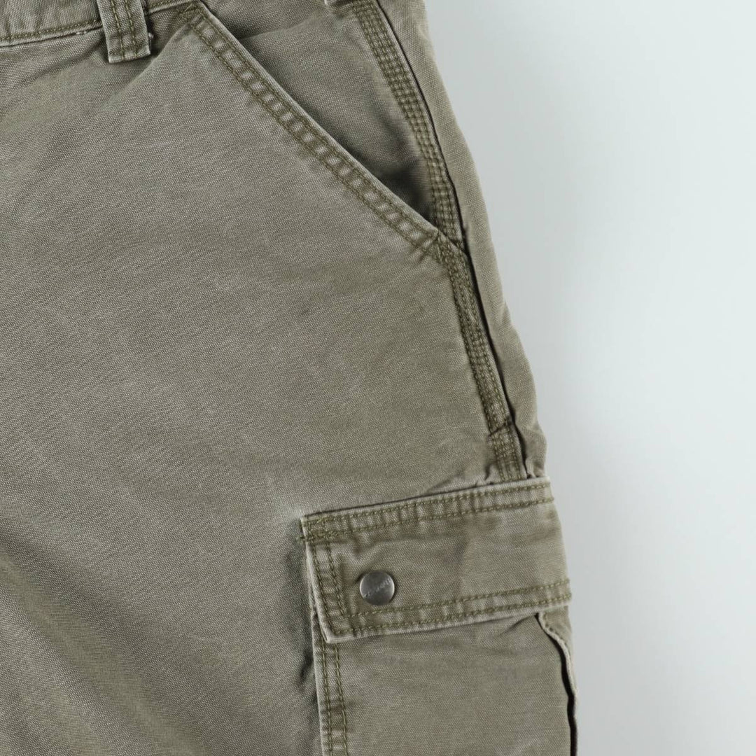 Carhartt Relaxed Fit Duck Work Pants Cargo Pants Men's W37 (approx.) cotton Khaki type Vintage Second Hand