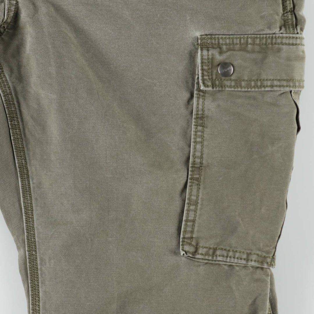 Carhartt Relaxed Fit Duck Work Pants Cargo Pants Men's W37 (approx.) cotton Khaki type Vintage Second Hand