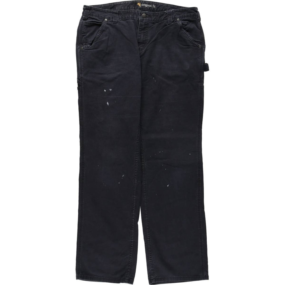 Dickies Original Fit Duck Painter Pants, Women's XXL (equivalent to W35) cotton black type Vintage Second Hand