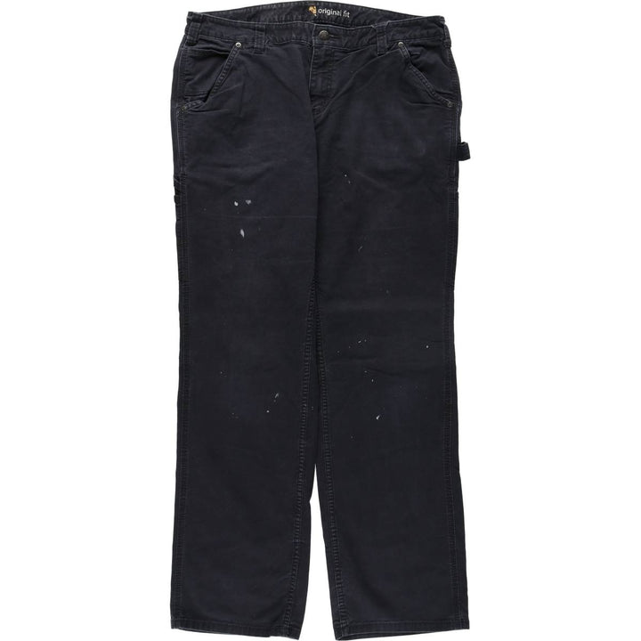 Dickies Original Fit Duck Painter Pants, Women's XXL (equivalent to W35) cotton black type Vintage Second Hand