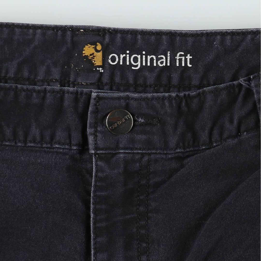 Dickies Original Fit Duck Painter Pants, Women's XXL (equivalent to W35) cotton black type Vintage Second Hand