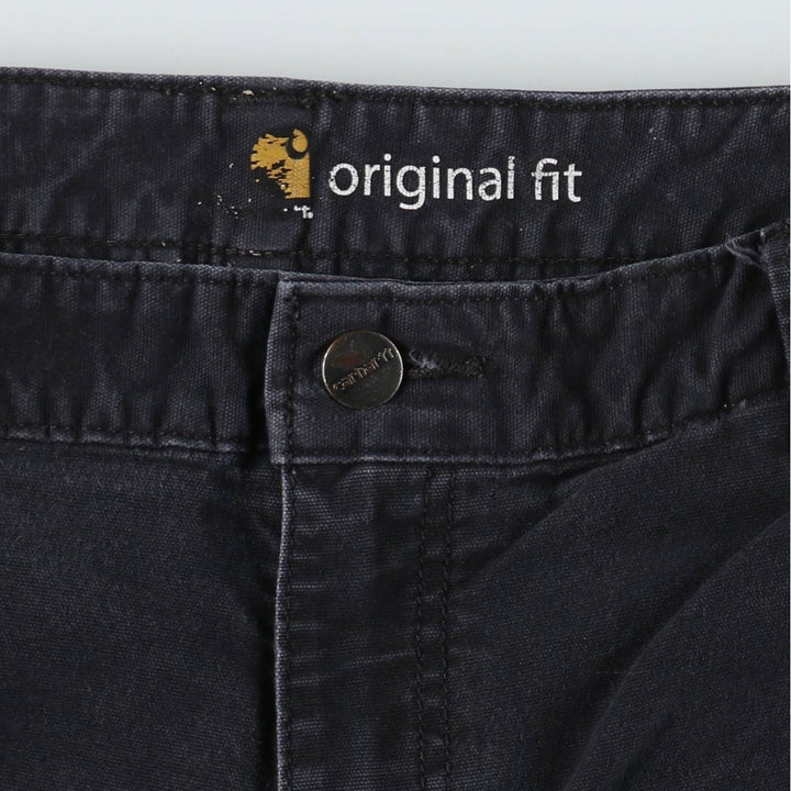 Dickies Original Fit Duck Painter Pants, Women's XXL (equivalent to W35) cotton black type Vintage Second Hand