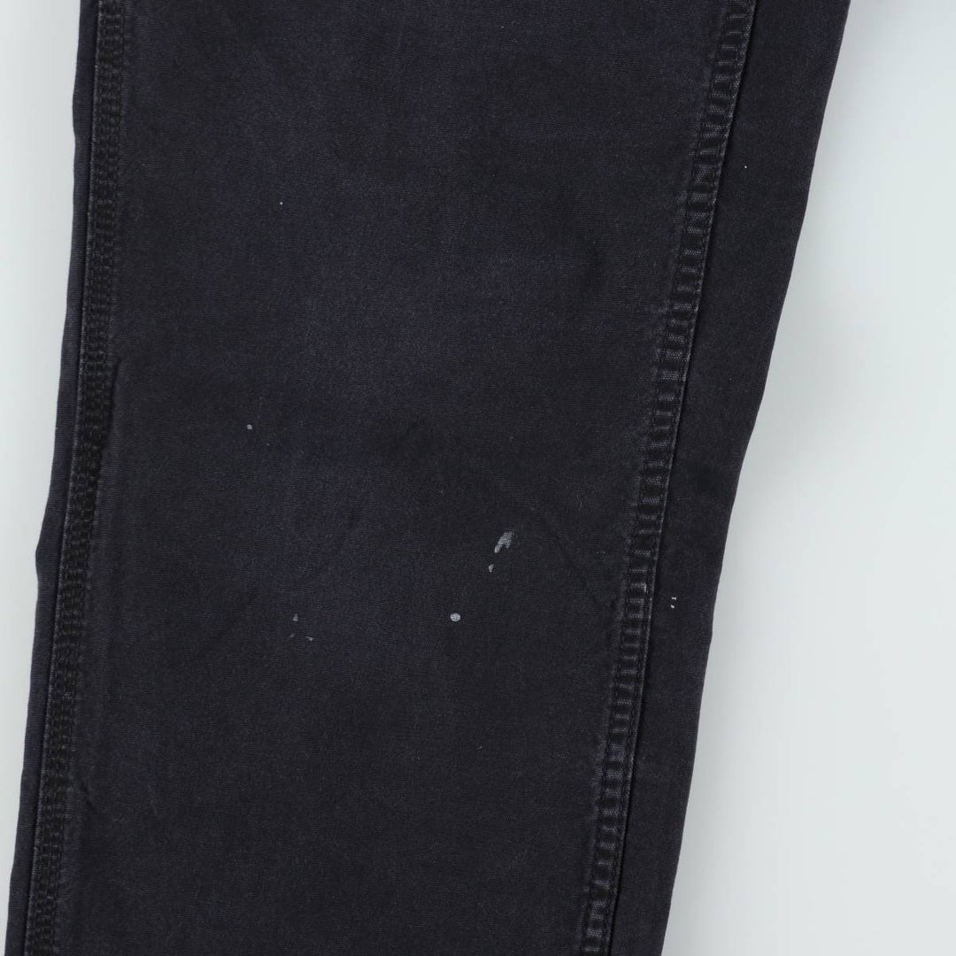 Dickies Original Fit Duck Painter Pants, Women's XXL (equivalent to W35) cotton black type Vintage Second Hand
