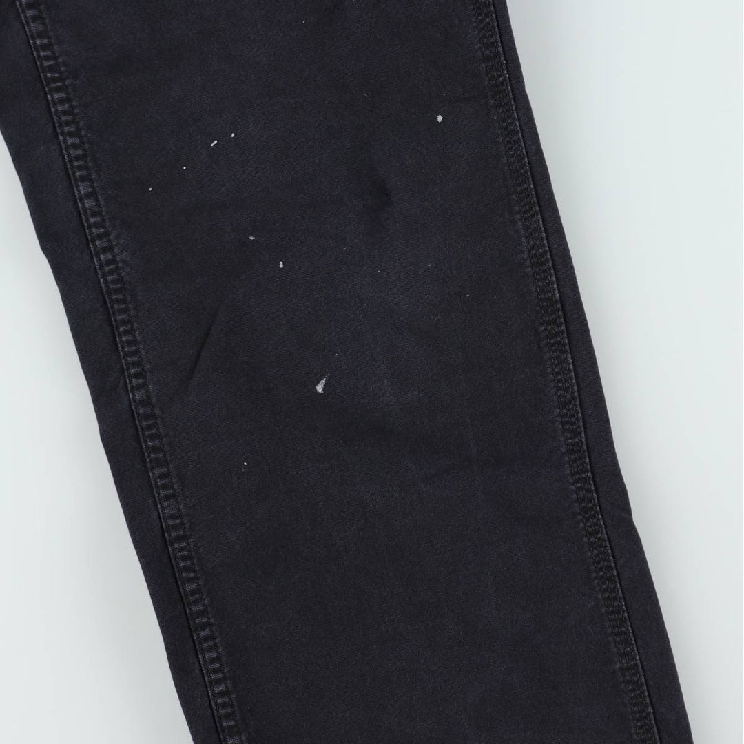 Dickies Original Fit Duck Painter Pants, Women's XXL (equivalent to W35) cotton black type Vintage Second Hand
