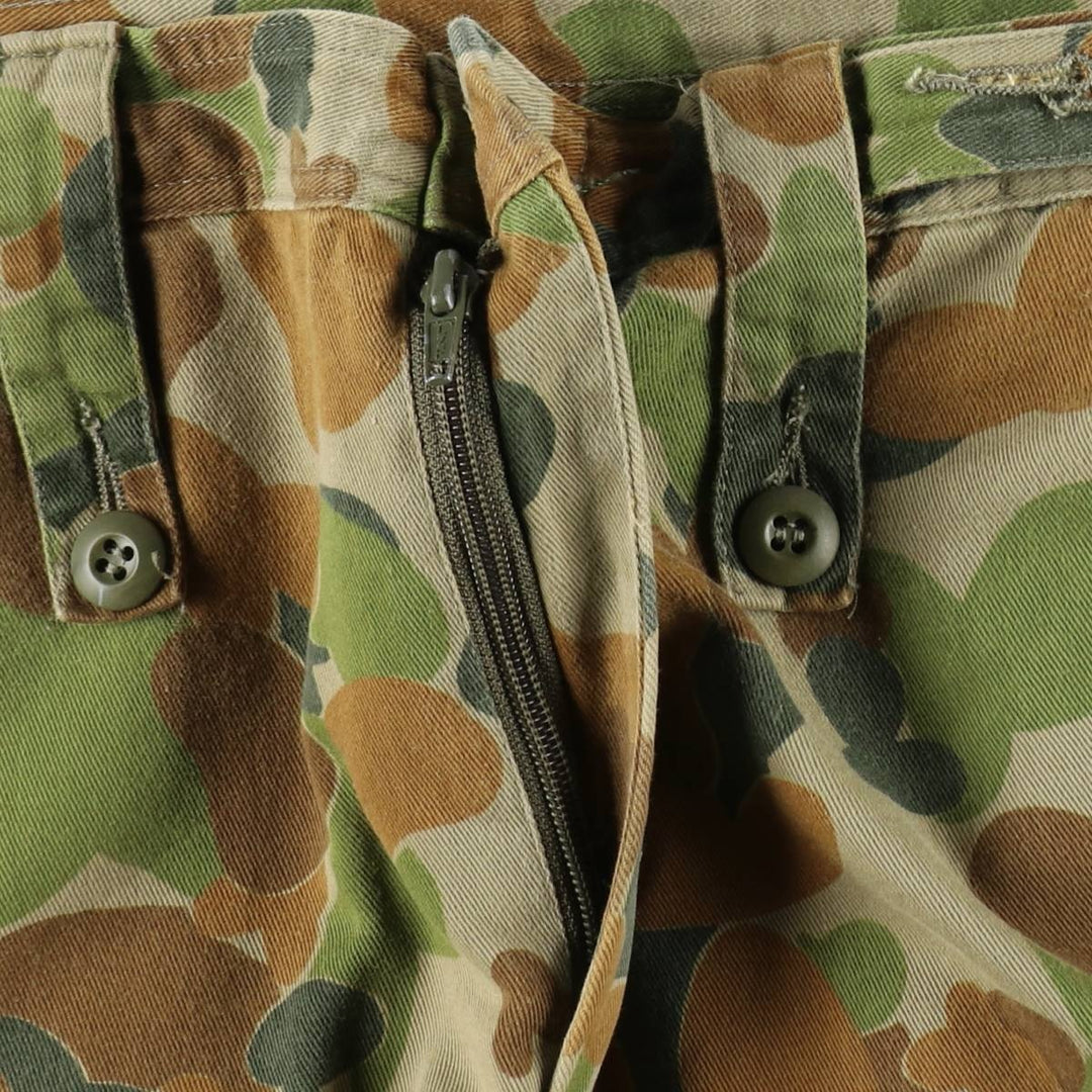 Australian Army camouflage pattern military cargo pants, men's size W33 (approx.) unclear Beige type Vintage Second Hand
