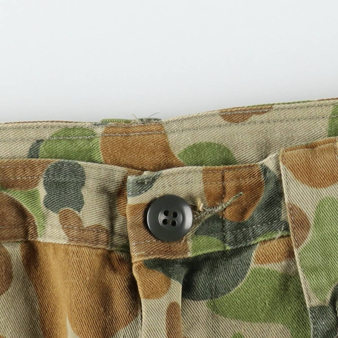 Australian Army camouflage pattern military cargo pants, men's size W33 (approx.) unclear Beige type Vintage Second Hand