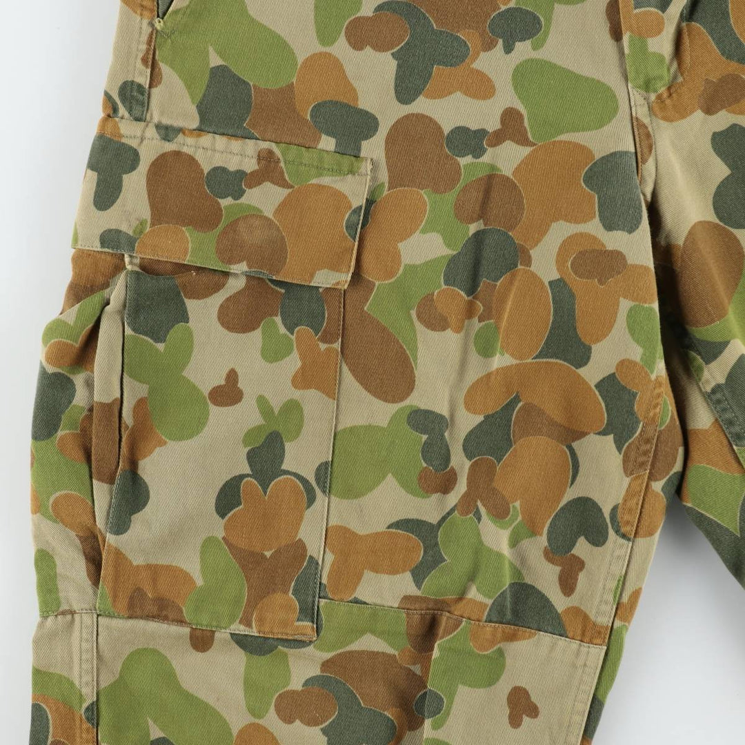 Australian Army camouflage pattern military cargo pants, men's size W33 (approx.) unclear Beige type Vintage Second Hand