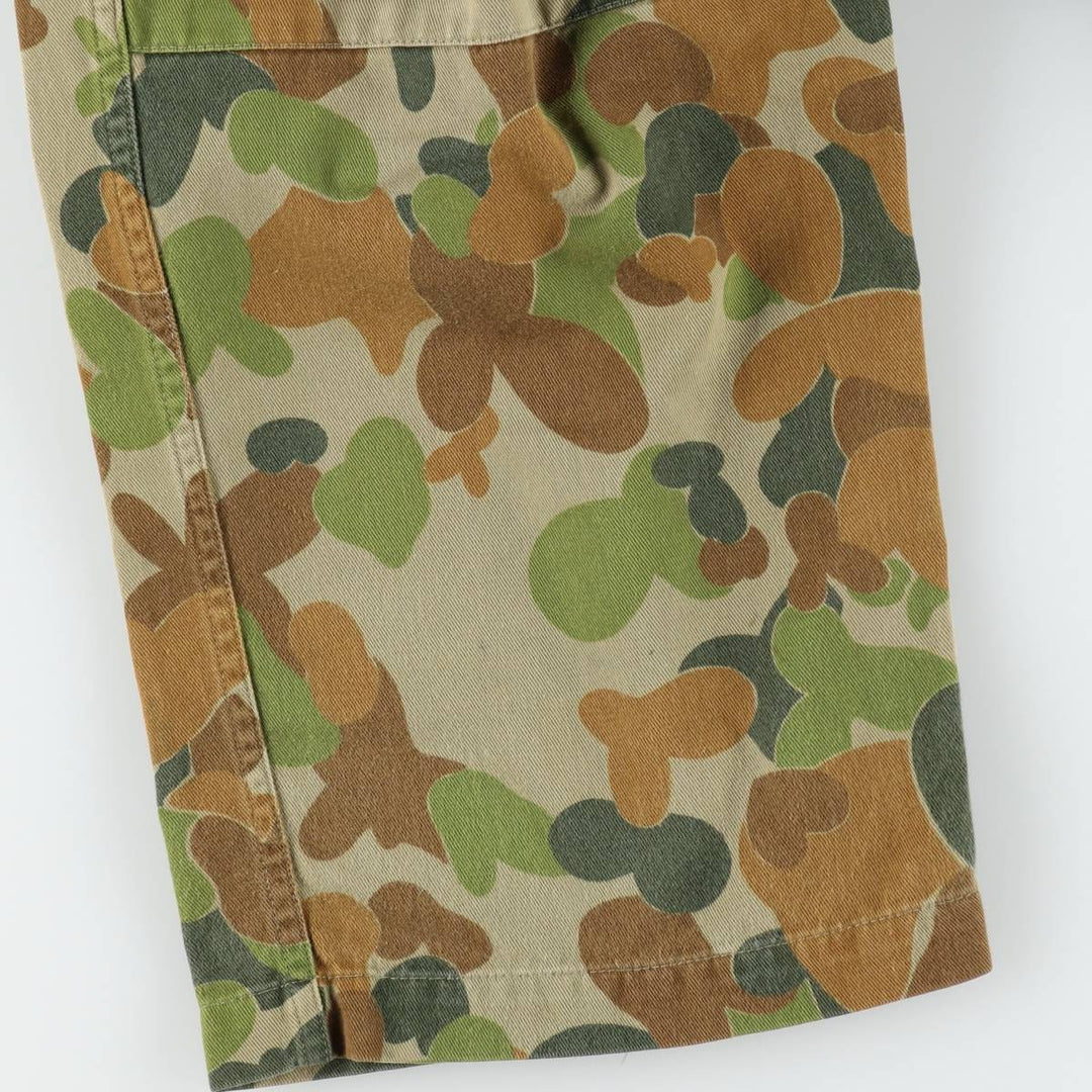 Australian Army camouflage pattern military cargo pants, men's size W33 (approx.) unclear Beige type Vintage Second Hand