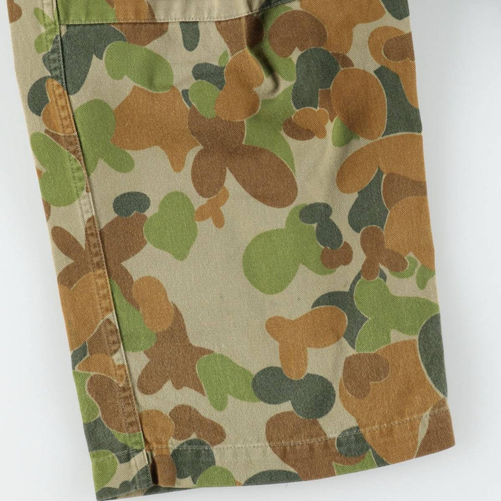 Australian Army camouflage pattern military cargo pants, men's size W33 (approx.) unclear Beige type Vintage Second Hand