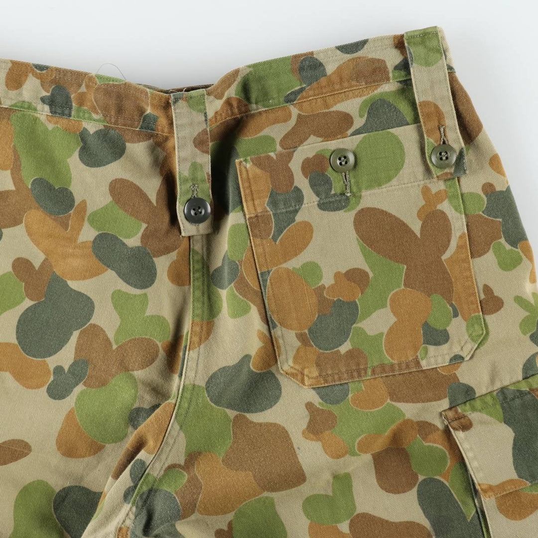 Australian Army camouflage pattern military cargo pants, men's size W33 (approx.) unclear Beige type Vintage Second Hand
