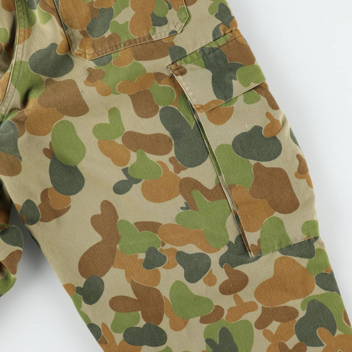 Australian Army camouflage pattern military cargo pants, men's size W33 (approx.) unclear Beige type Vintage Second Hand