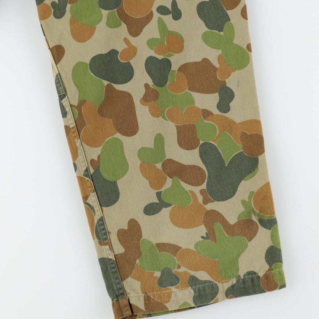 Australian Army camouflage pattern military cargo pants, men's size W33 (approx.) unclear Beige type Vintage Second Hand