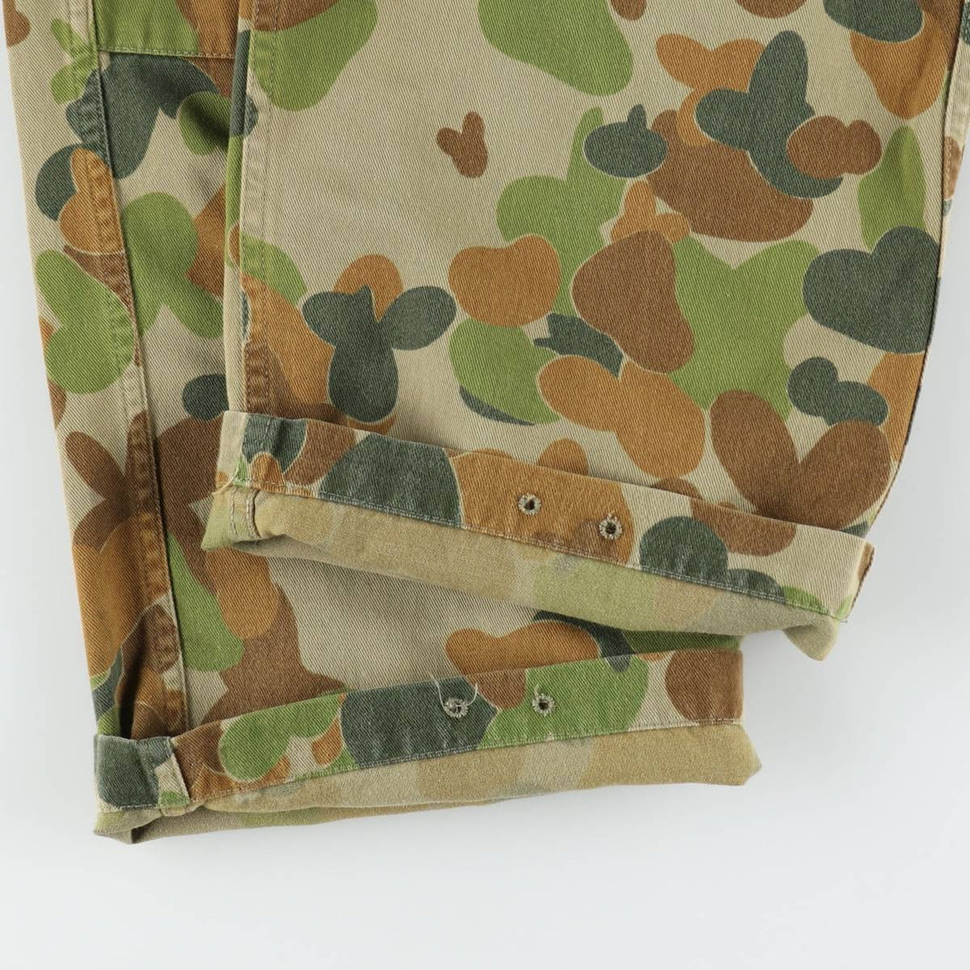 Australian Army camouflage pattern military cargo pants, men's size W33 (approx.) unclear Beige type Vintage Second Hand