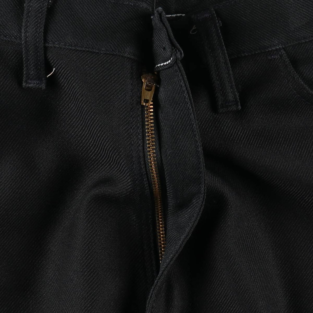 Vintage 80s-90'S Wrangler Rancher Dress Jeans, Slacks, Made in USA, Men's, Size W37 polyester black type Vintage Second Hand