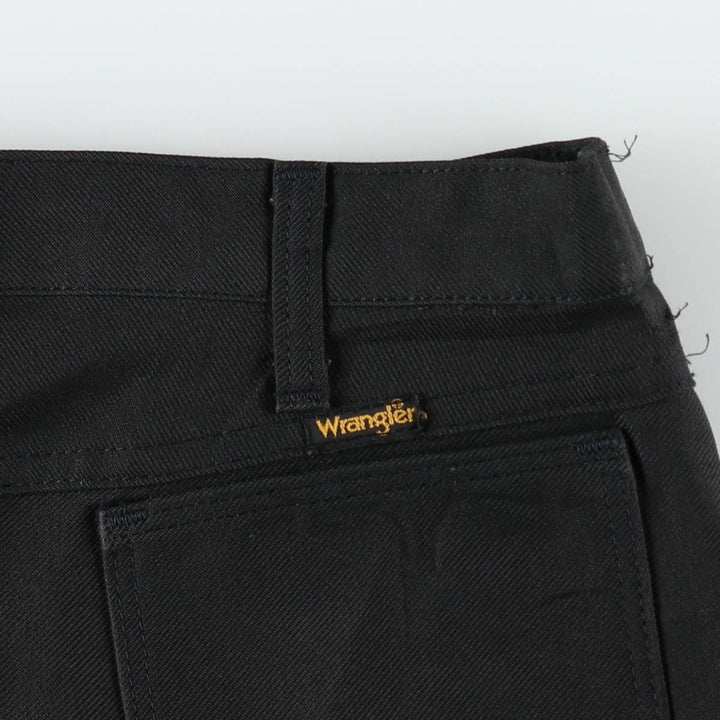 1990'S Wrangler Rancher Dress Jeans Slacks Pants, Made in Canada, Men's W32 (approx.), Vintage polyester black type Vintage Second Hand