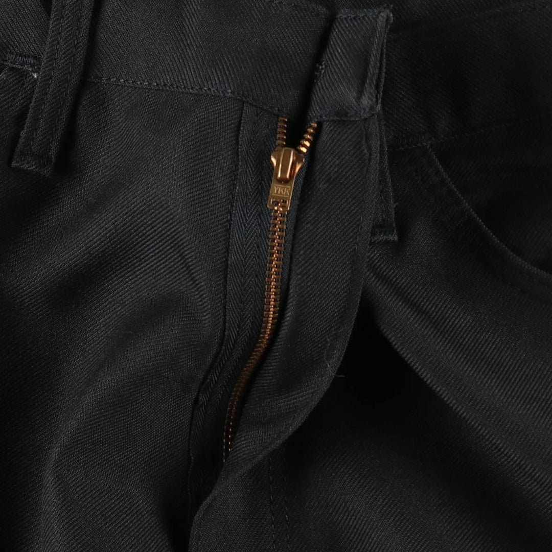1990'S Wrangler Rancher Dress Jeans Slacks Pants, Made in Canada, Men's W32 (approx.), Vintage polyester black type Vintage Second Hand