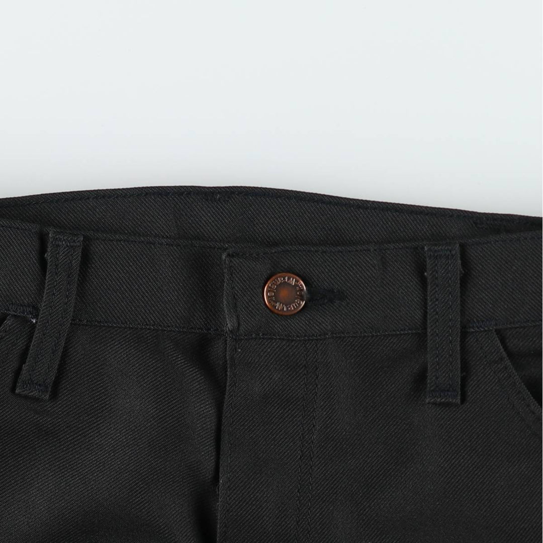 1990'S Wrangler Rancher Dress Jeans Slacks Pants, Made in Canada, Men's W32 (approx.), Vintage polyester black type Vintage Second Hand