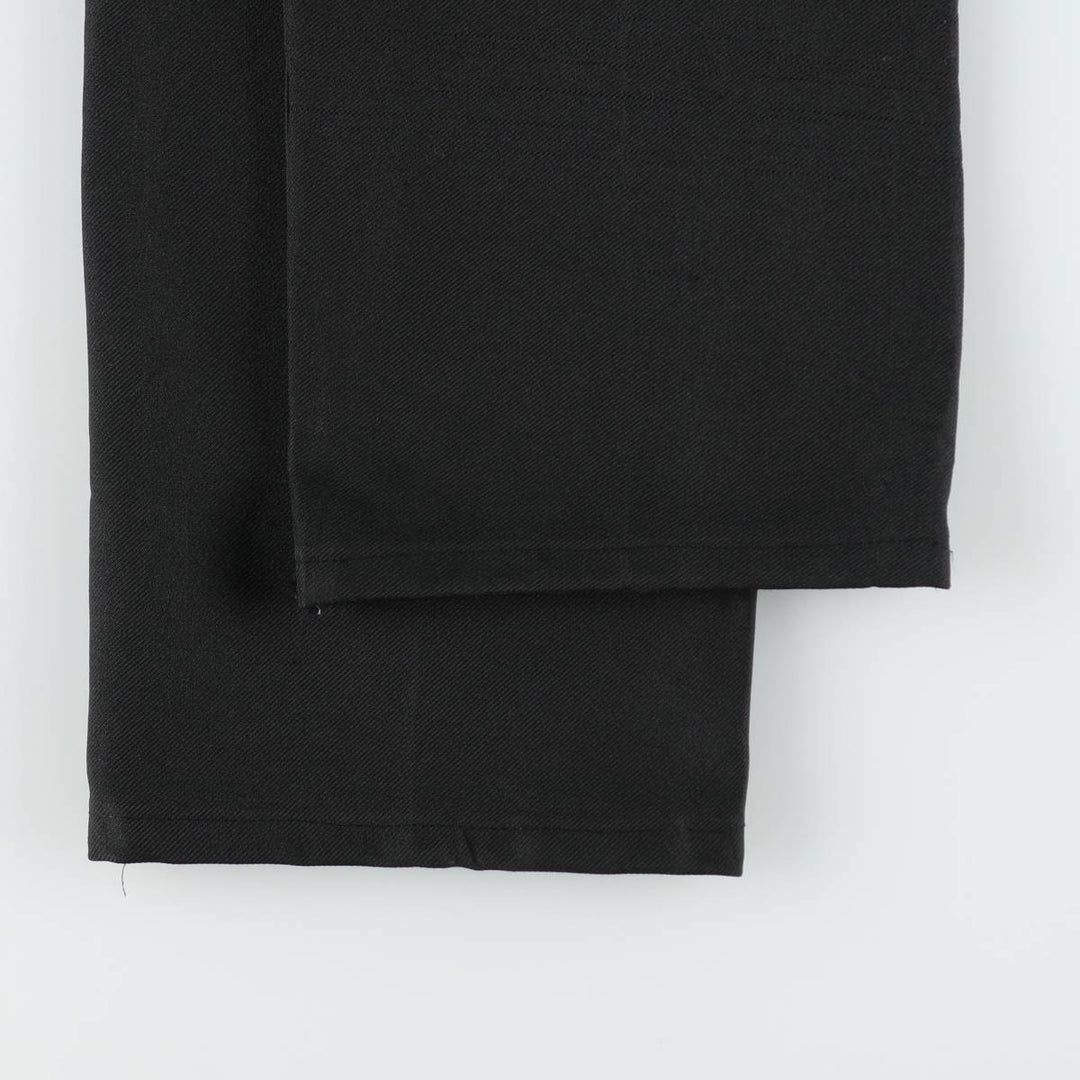 1990'S Wrangler Rancher Dress Jeans Slacks Pants, Made in Canada, Men's W32 (approx.), Vintage polyester black type Vintage Second Hand