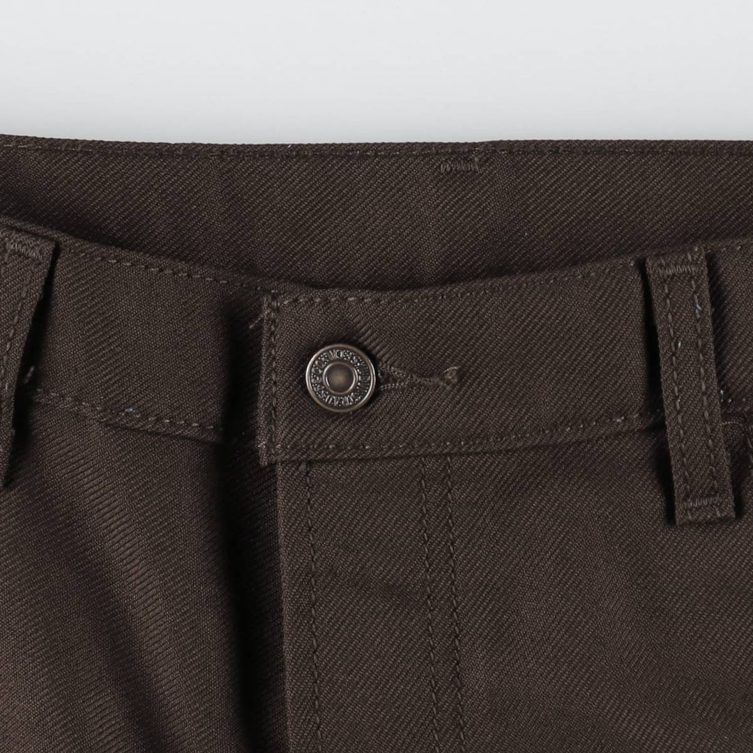 2000'S Levi's STA-PREST 517 BOOT CUT Flare Pants, Men's W35 equivalent. polyester brown type Vintage Second Hand