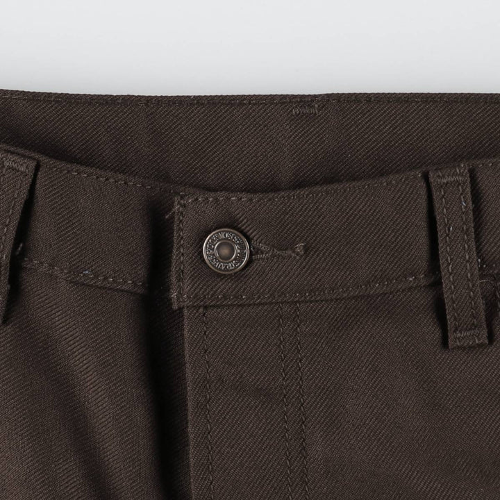 2000'S Levi's STA-PREST 517 BOOT CUT Flare Pants, Men's W35 equivalent. polyester brown type Vintage Second Hand