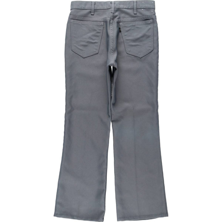 1980'S Levi's STA-PREST 10517-6154 Flare Pants, Men's W31 (approx.), Vintage unclear gray type Vintage Second Hand