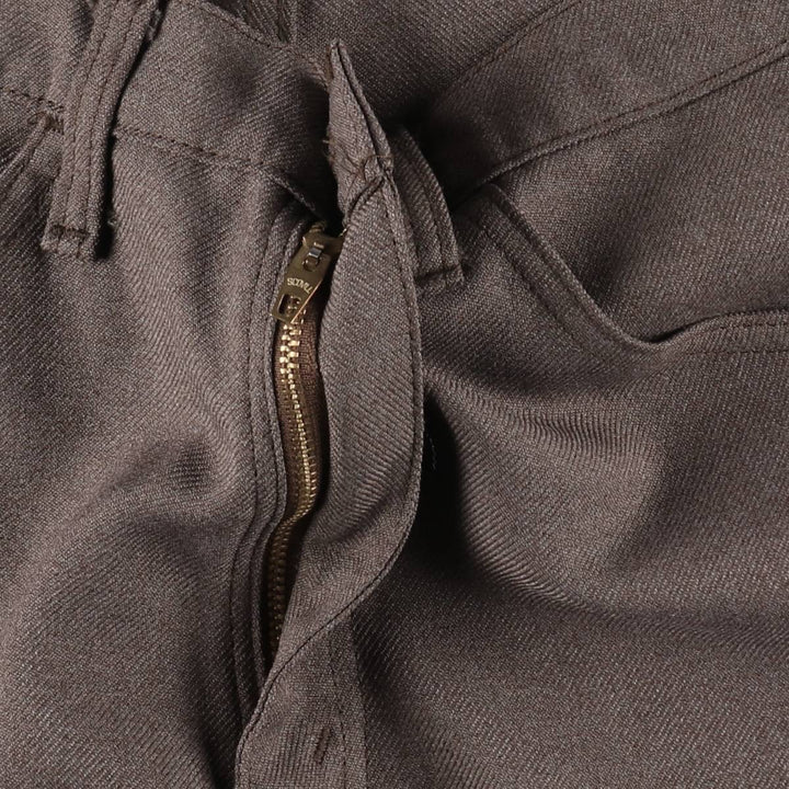 90'S Levi's STA-PREST Flare Pants, Made in USA, Men's W33 (approx.), Vintage polyester brown type Vintage Second Hand