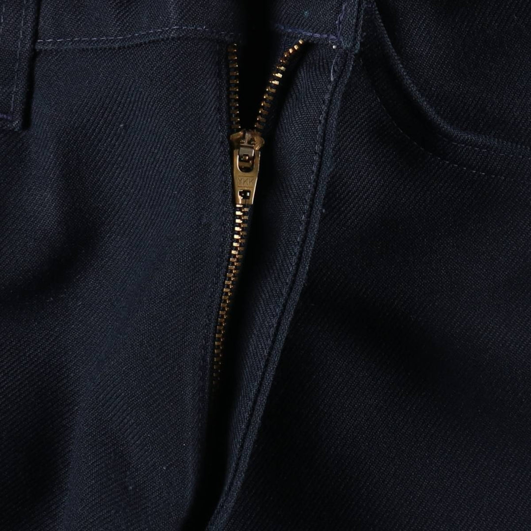 1990'S Levi's STA-PREST 10517-6117 Flare Pants, Men's W36 (approx.), Vintage polyester navy blue type Vintage Second Hand