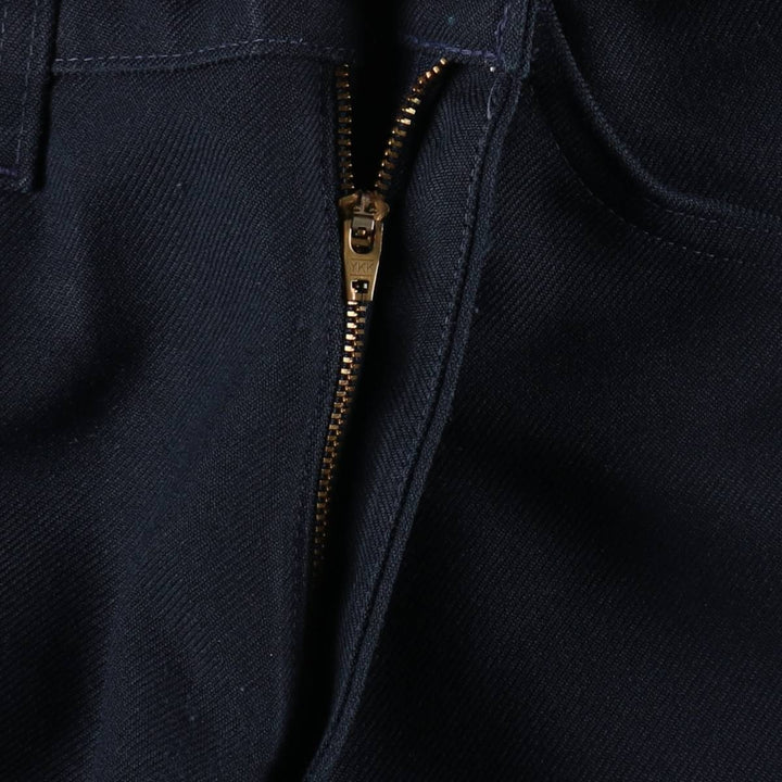 1990'S Levi's STA-PREST 10517-6117 Flare Pants, Men's W36 (approx.), Vintage polyester navy blue type Vintage Second Hand