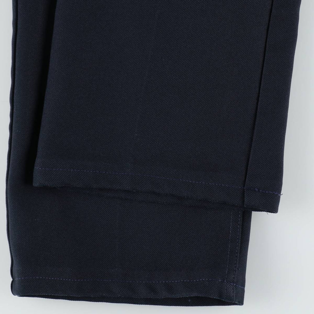 1990'S Levi's STA-PREST 10517-6117 Flare Pants, Men's W36 (approx.), Vintage polyester navy blue type Vintage Second Hand