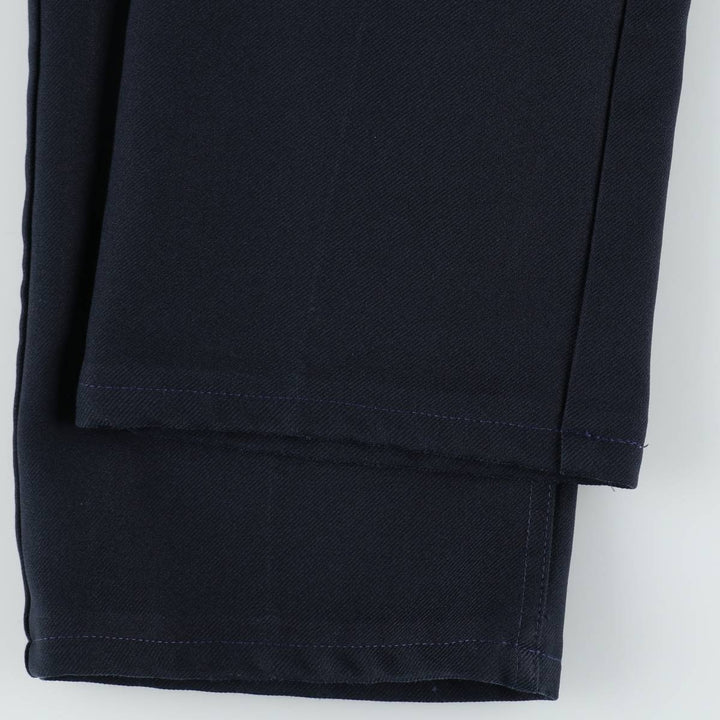 1990'S Levi's STA-PREST 10517-6117 Flare Pants, Men's W36 (approx.), Vintage polyester navy blue type Vintage Second Hand