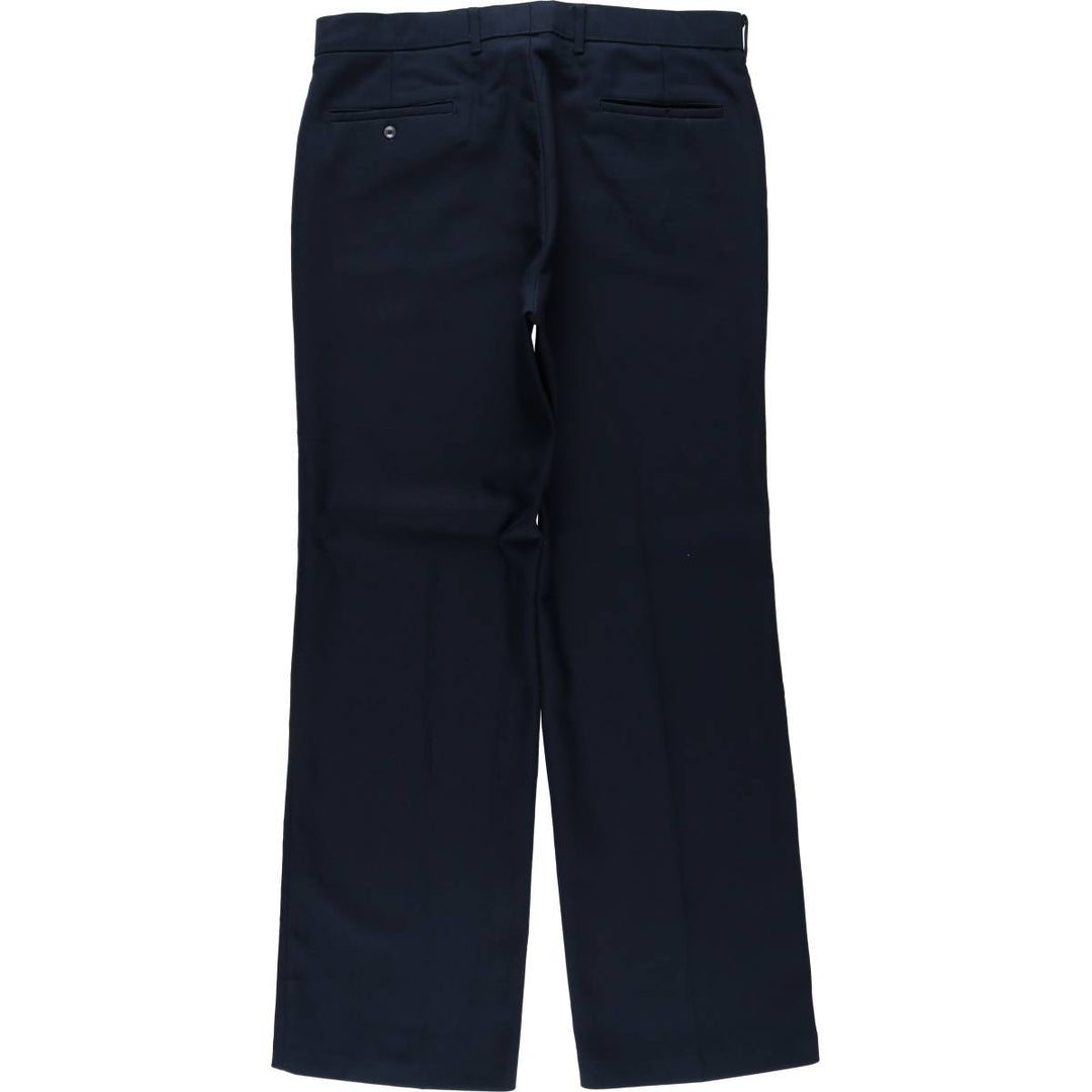 1980'S Levi's Action Slacks STA-PREST Flare Pants, Men's W35 (approx.), Vintage unclear navy blue type Vintage Second Hand