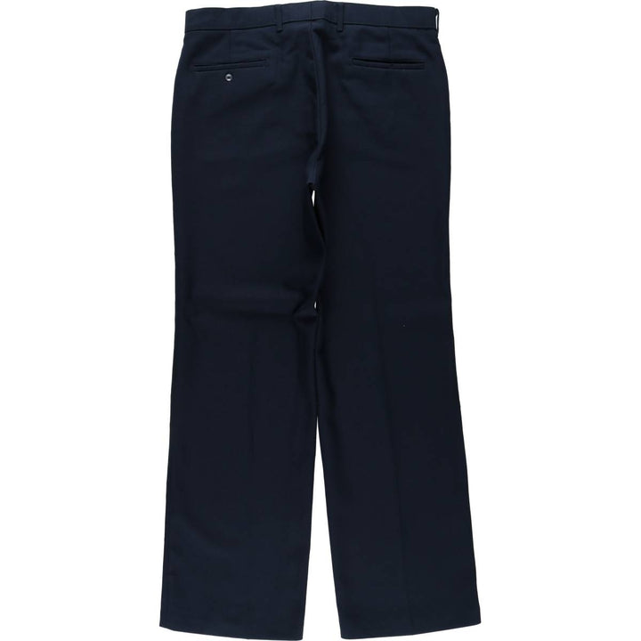 1980'S Levi's Action Slacks STA-PREST Flare Pants, Men's W35 (approx.), Vintage unclear navy blue type Vintage Second Hand