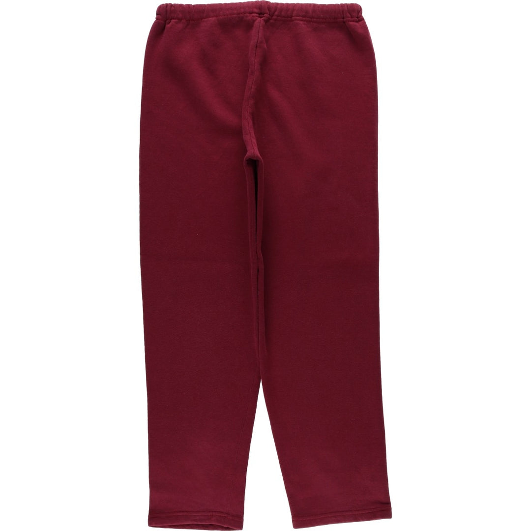 90'S Russell Athletic sweatpants, made in USA, men's size M equivalent, vintage. cotton wine-red Vintage Second Hand