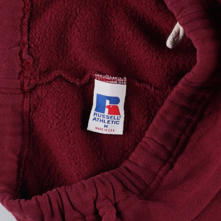 90'S Russell Athletic sweatpants, made in USA, men's size M equivalent, vintage. cotton wine-red Vintage Second Hand