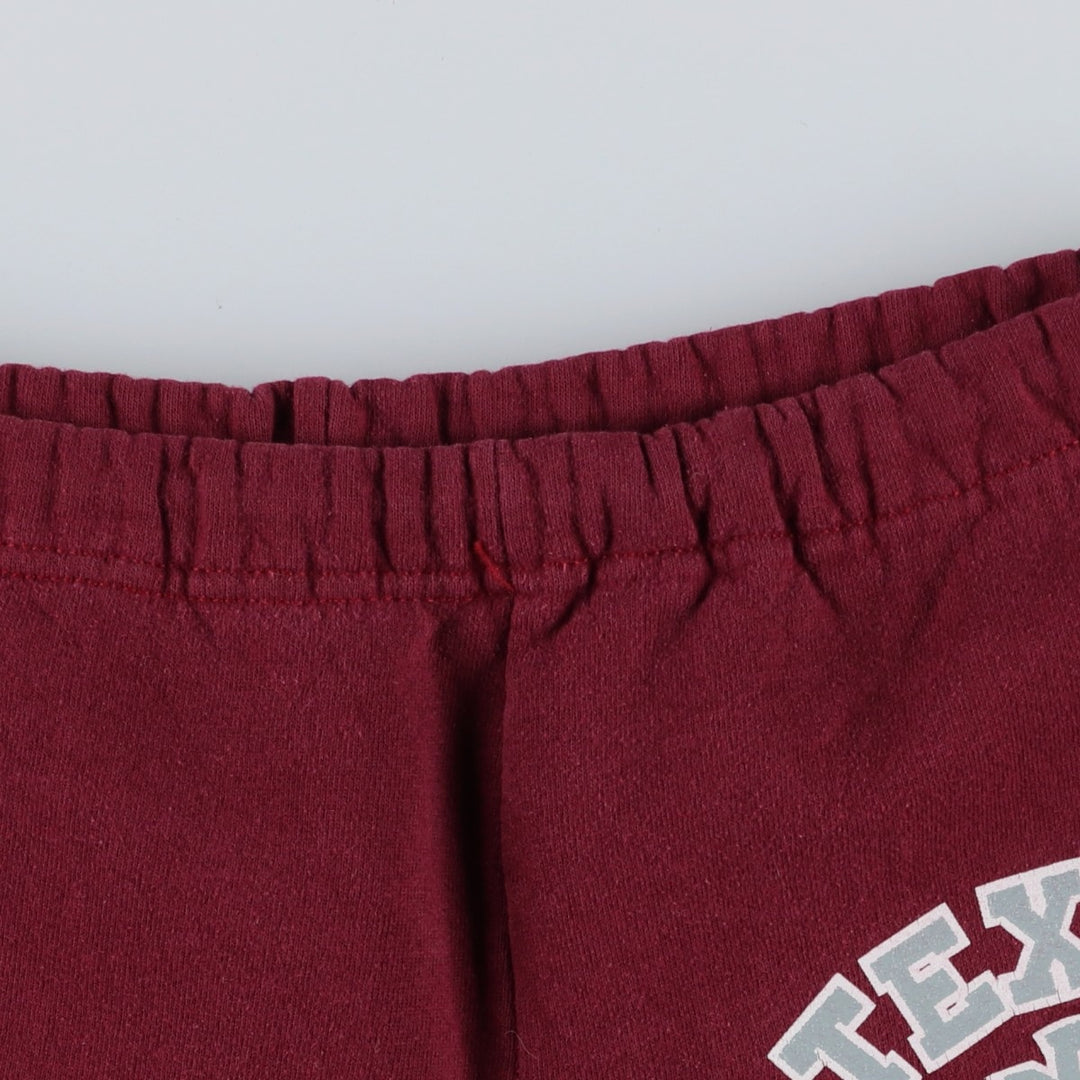 90'S Russell Athletic sweatpants, made in USA, men's size M equivalent, vintage. cotton wine-red Vintage Second Hand