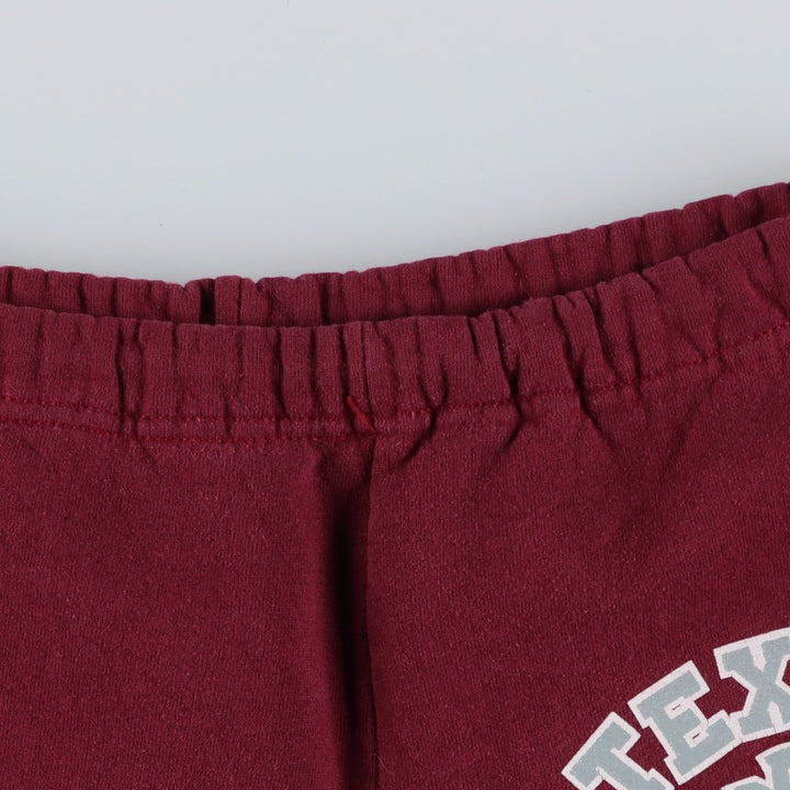 90'S Russell Athletic sweatpants, made in USA, men's size M equivalent, vintage. cotton wine-red Vintage Second Hand