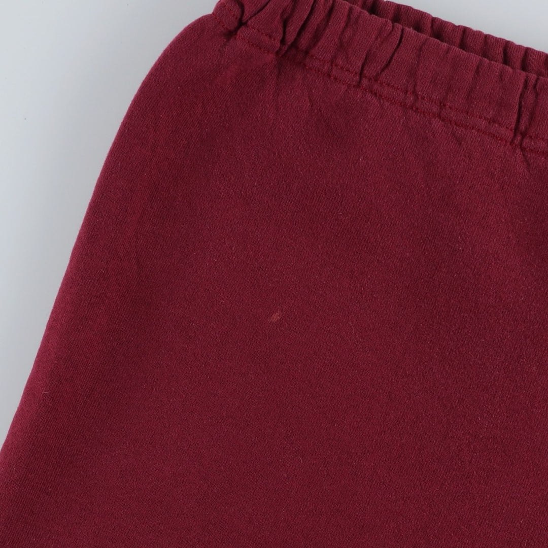 90'S Russell Athletic sweatpants, made in USA, men's size M equivalent, vintage. cotton wine-red Vintage Second Hand