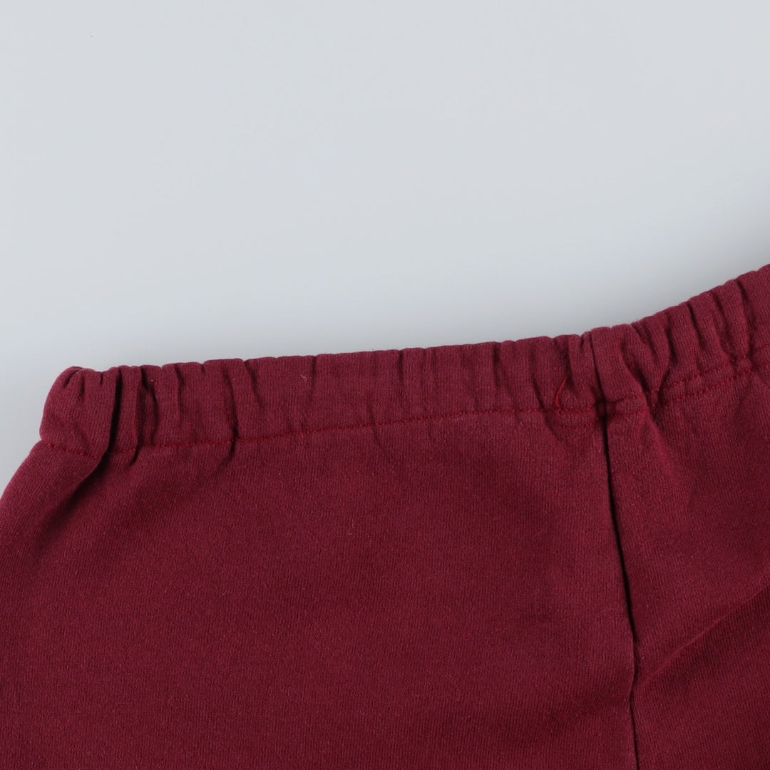 90'S Russell Athletic sweatpants, made in USA, men's size M equivalent, vintage. cotton wine-red Vintage Second Hand