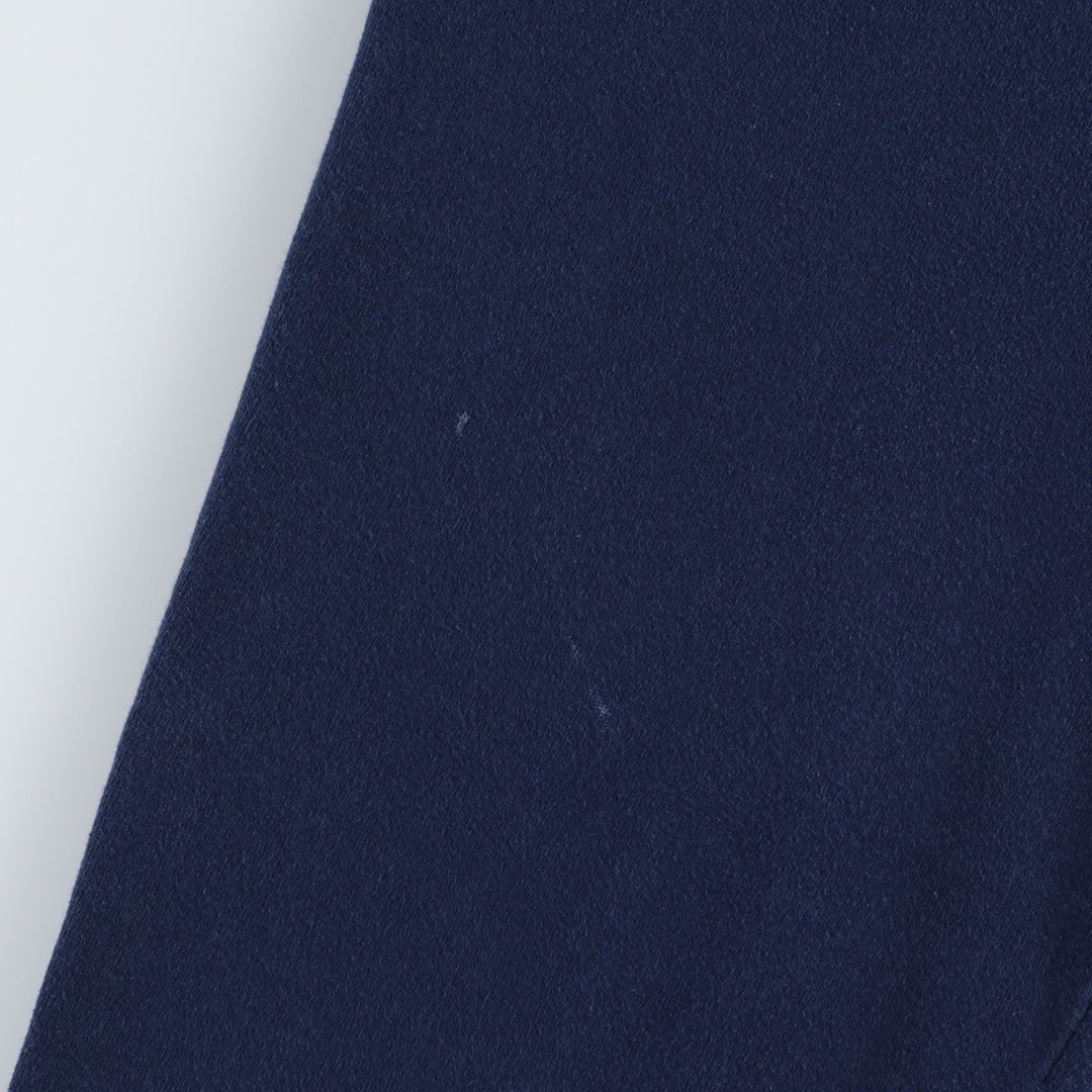 80s-90'S Jerzees USA-made men's size L (equivalent) vintage cotton navy blue type Vintage Second Hand