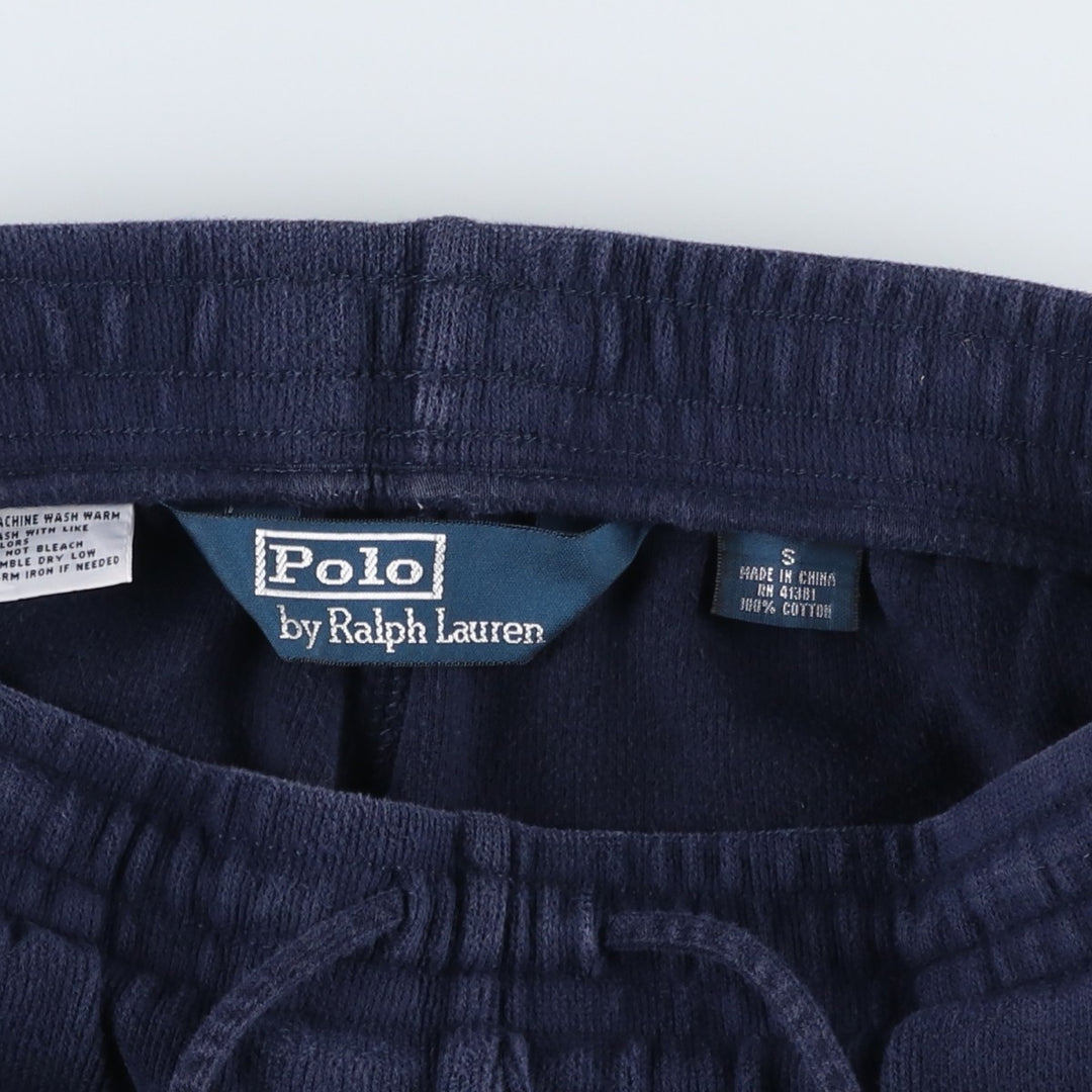 Ralph Lauren POLO by Ralph Lauren sweatpants, men's size S (equivalent) cotton navy blue type Vintage Second Hand