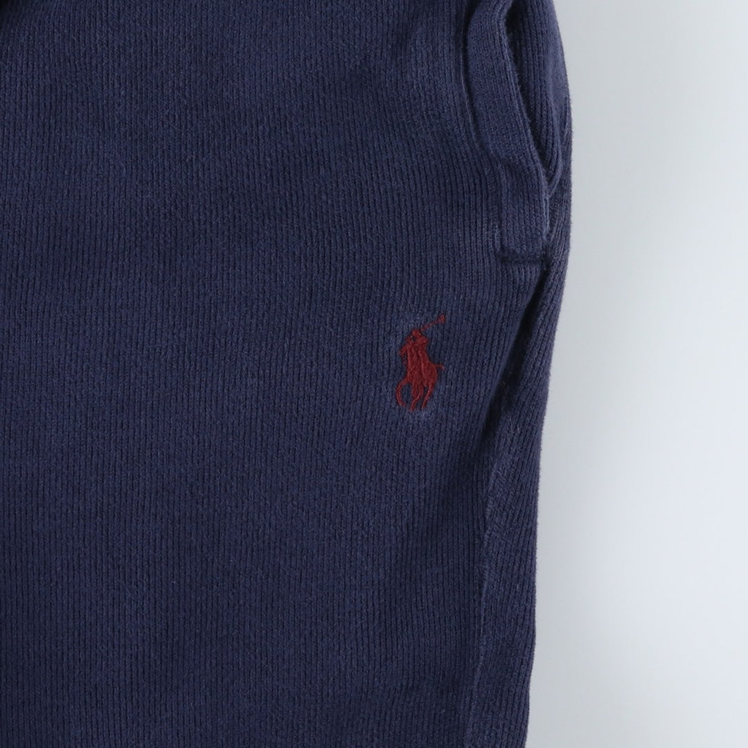 Ralph Lauren POLO by Ralph Lauren sweatpants, men's size S (equivalent) cotton navy blue type Vintage Second Hand