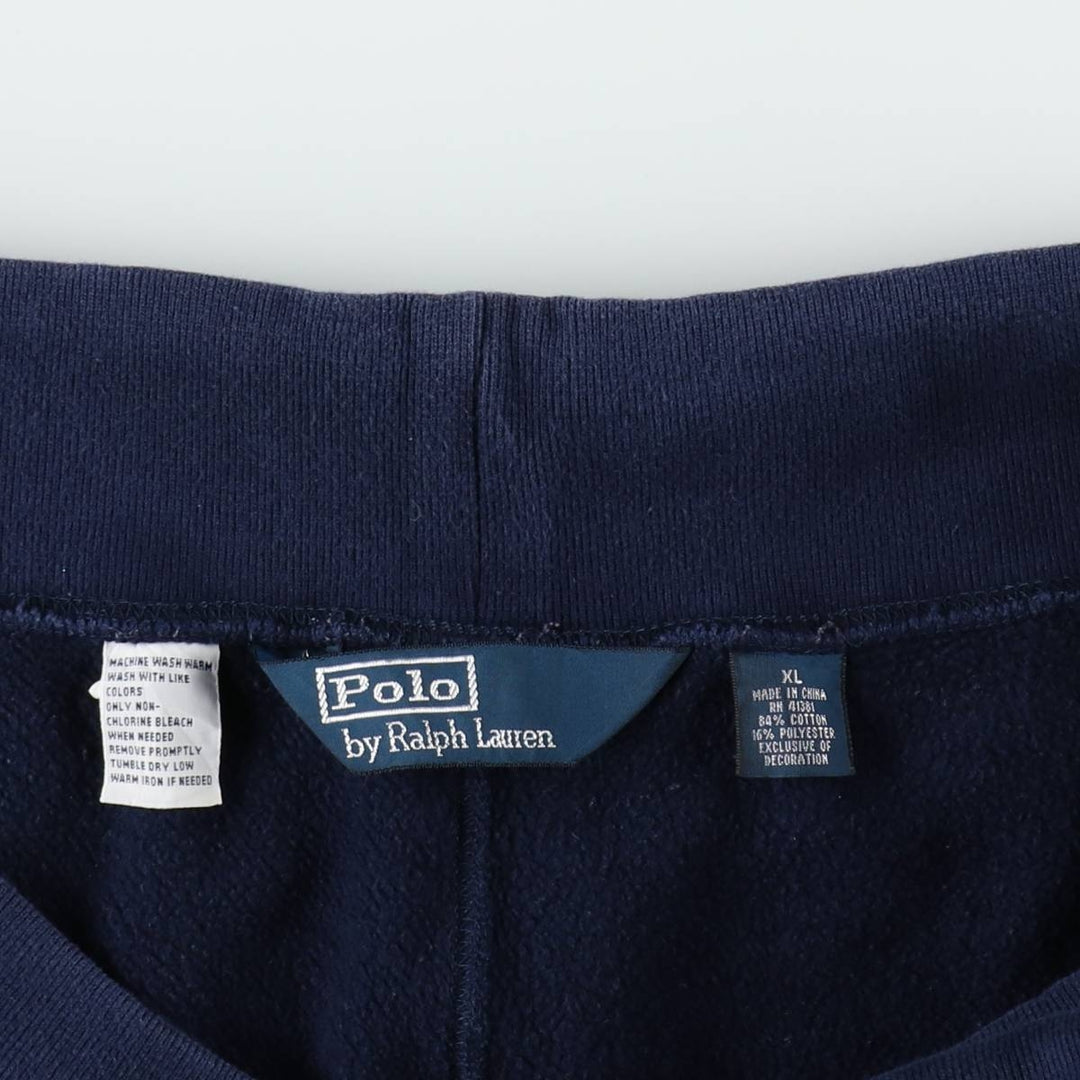 Ralph Lauren POLO by Ralph Lauren sweatpants, men's XL size cotton navy blue type Vintage Second Hand