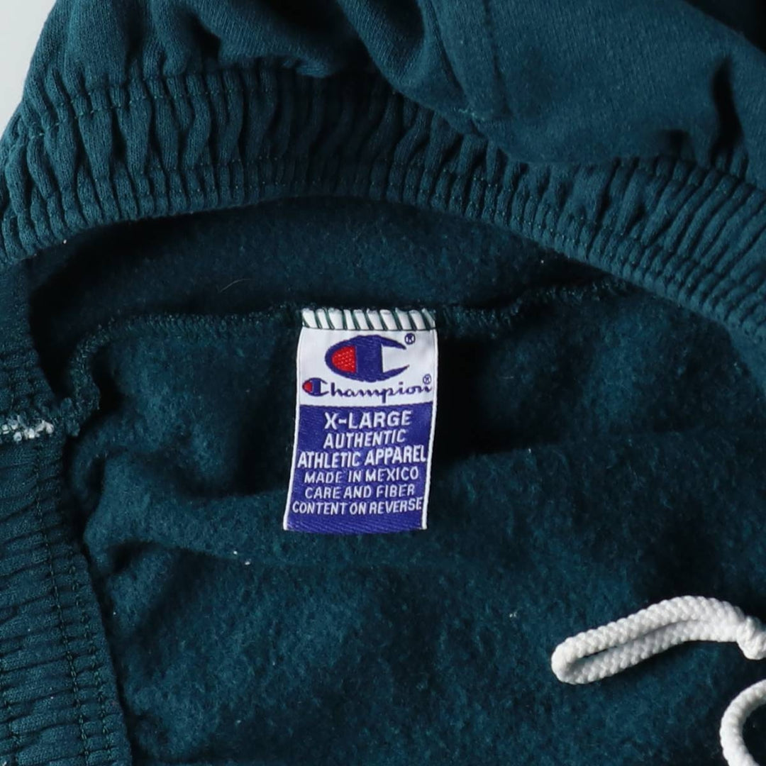 90'S Champion Authentic Athletic Wear Sweatpants, Men's Size XL (approx.), Vintage cotton green type Vintage Second Hand
