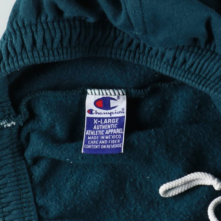 90'S Champion Authentic Athletic Wear Sweatpants, Men's Size XL (approx.), Vintage cotton green type Vintage Second Hand