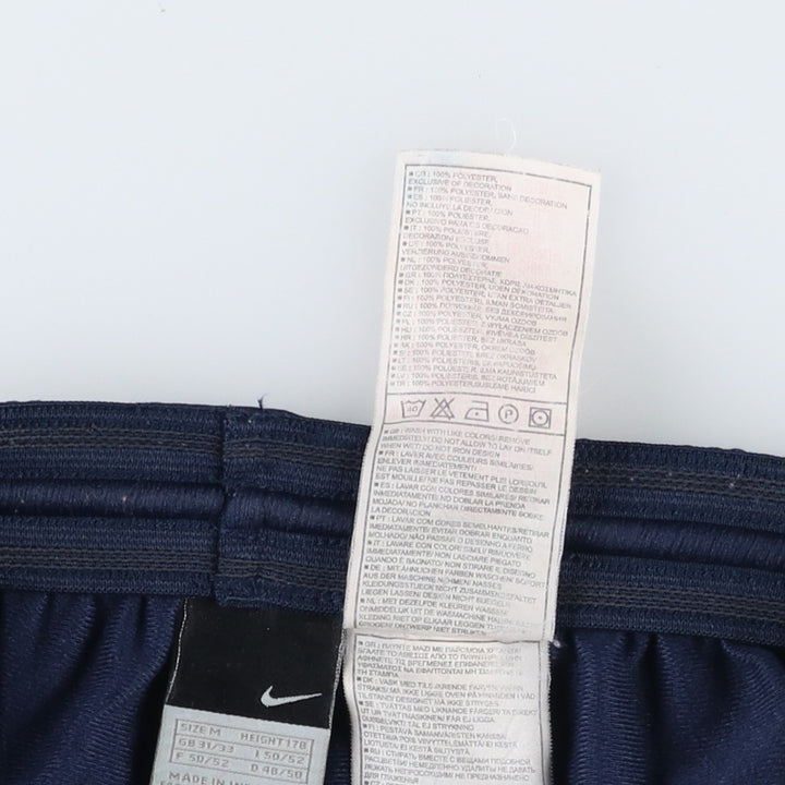 Nike track pants, men's size M (equivalent to size M). polyester navy blue type Vintage Second Hand